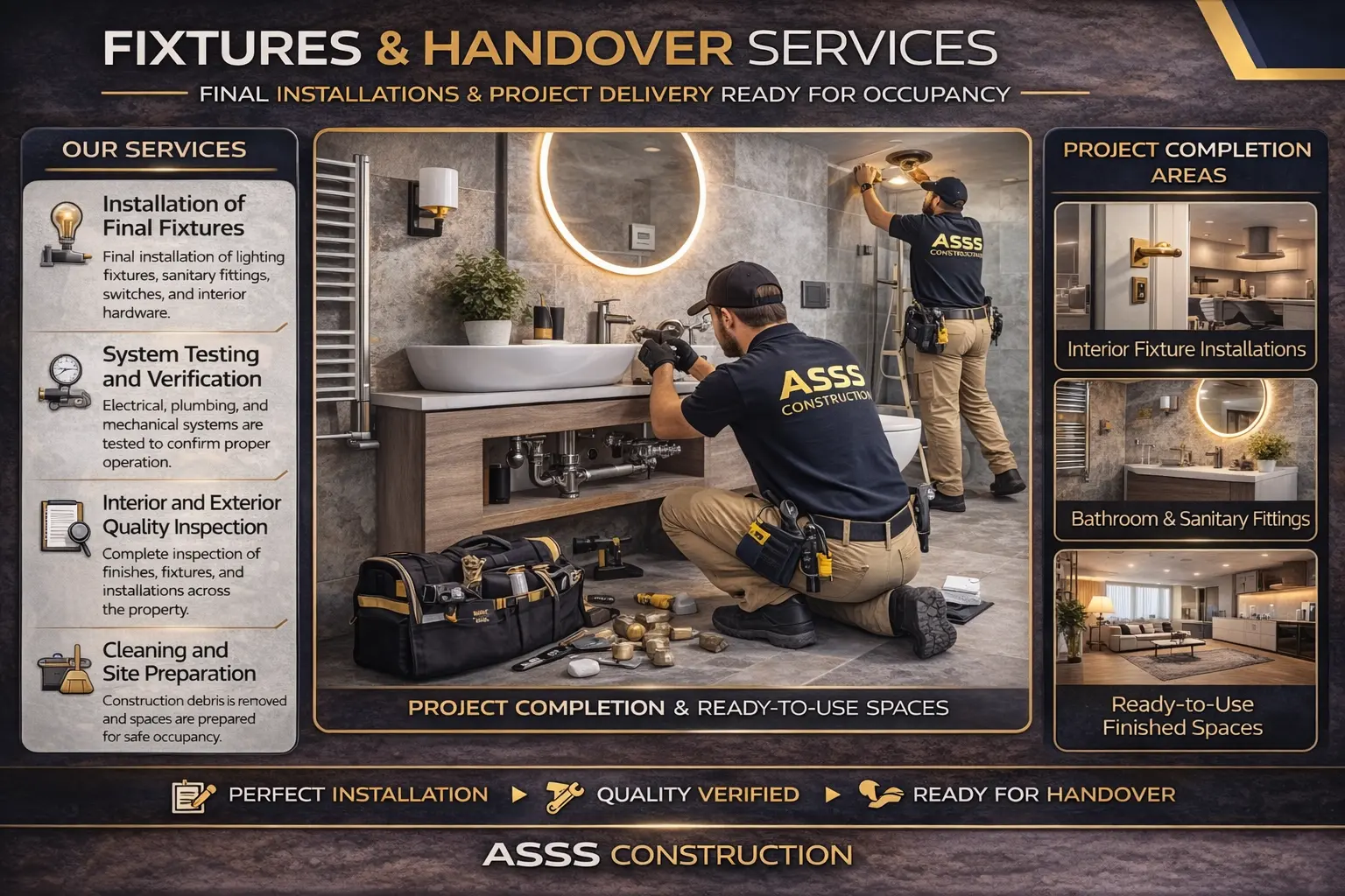 Fixtures and Handover Services