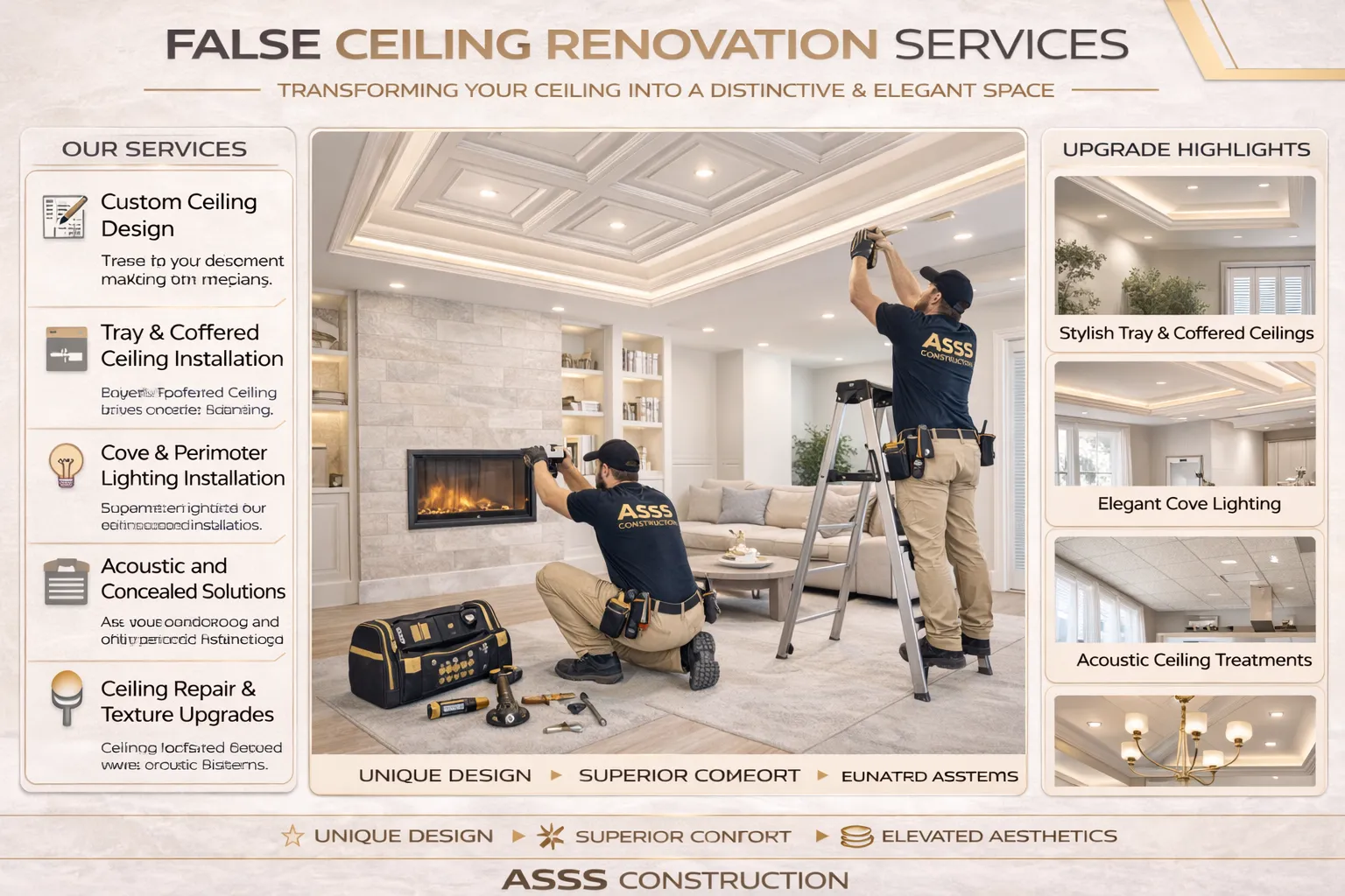 False Ceiling Renovation Services