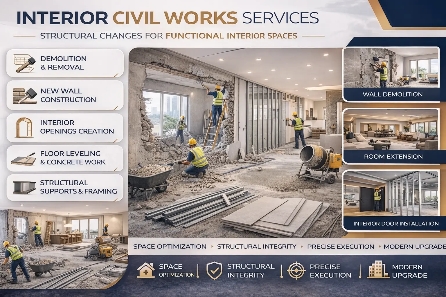 Interior Civil Works Services