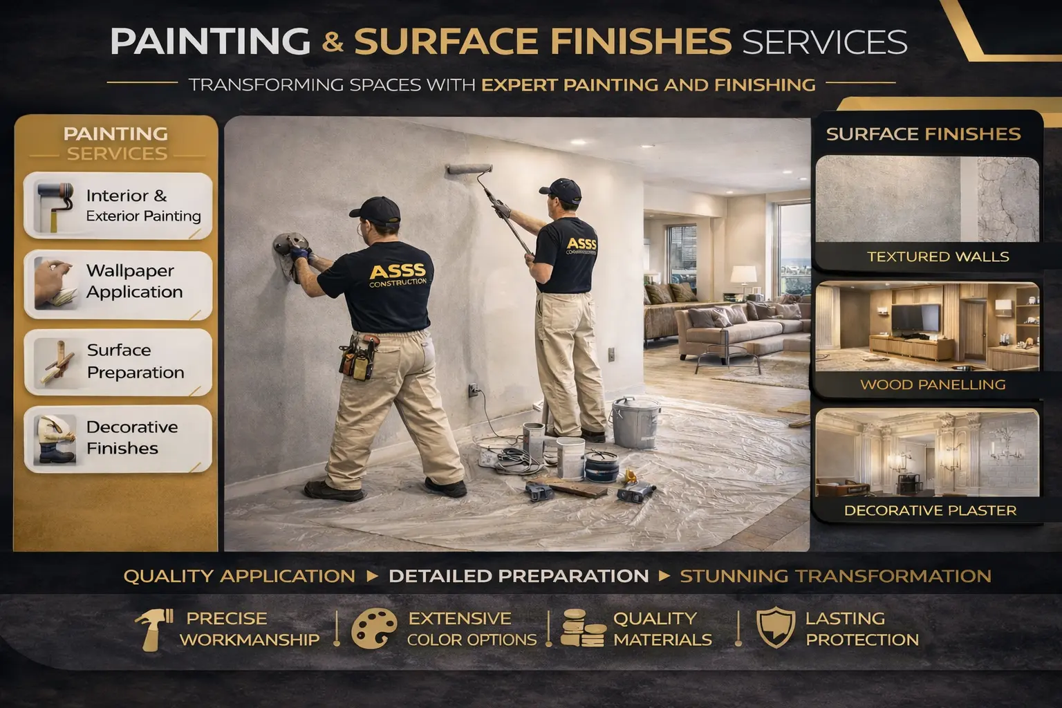 Painting & Surface Finishes Services