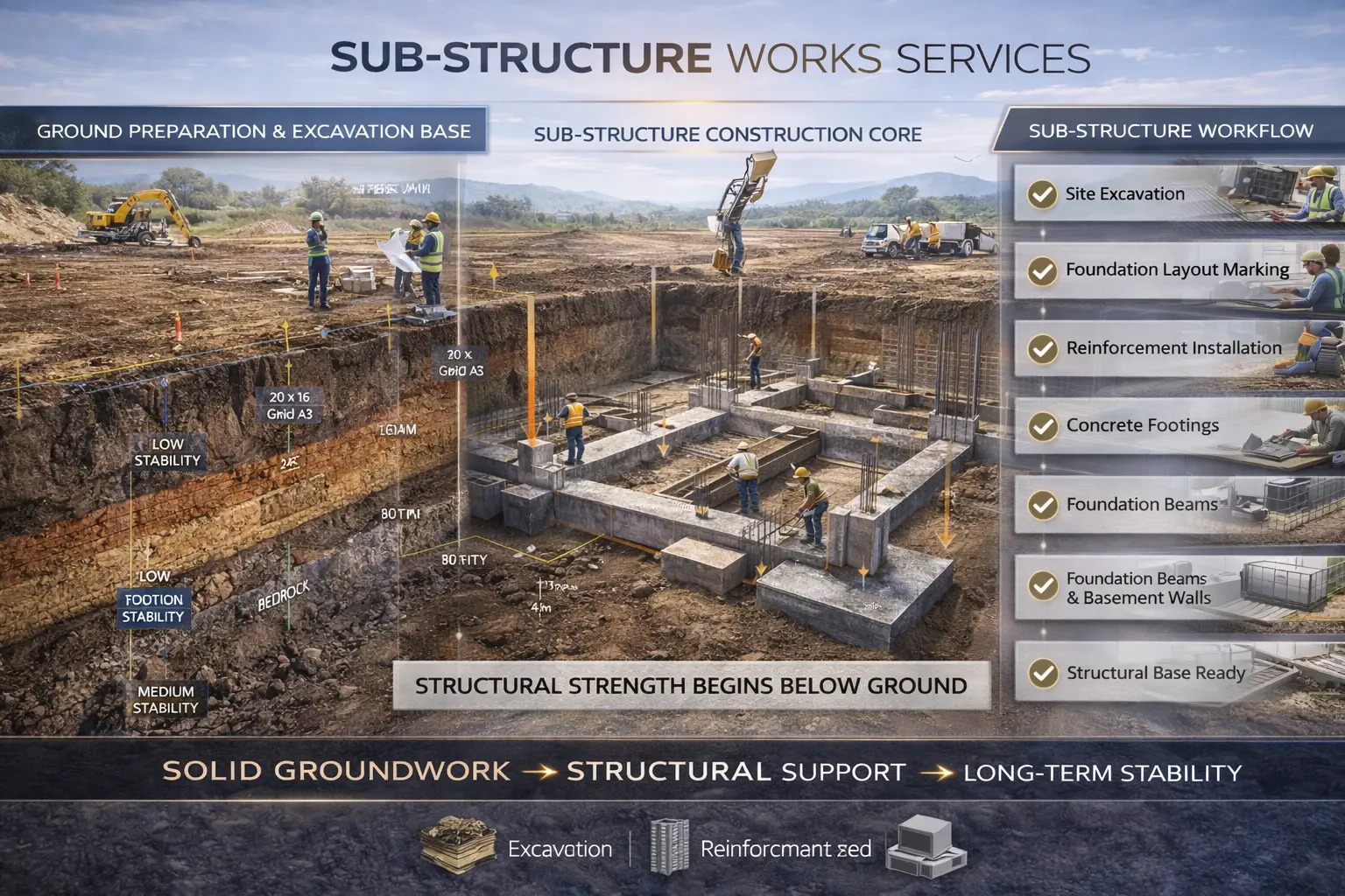 Sub-Structure Works Services