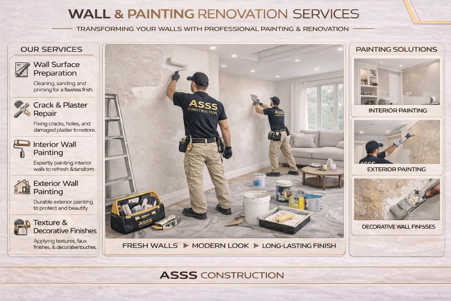 Wall and Painting Renovation Services
