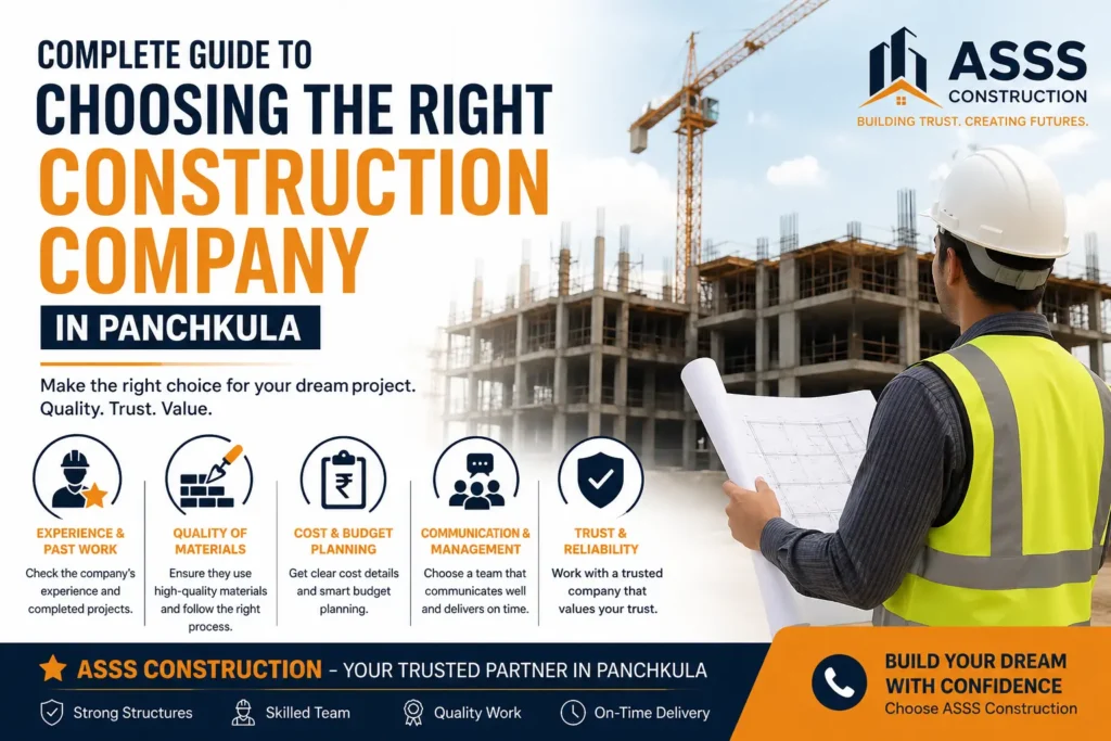 Choosing the Right Construction Company in Panchkula